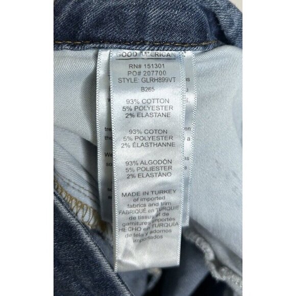 Good American Good Legs Women's Jeans High Rise Skinny Size 24 - Picture 11 of 11
